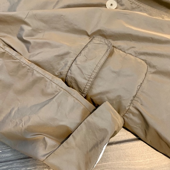 🧥👠👜Jil Sander Sexy Taupe Trench Coat - Picture 4 of 7